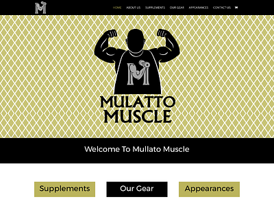 Mulatto Muscle css custom wordpress website html wordpress