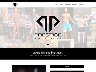 Prestige Physiques css custom wordpress website html wordpress
