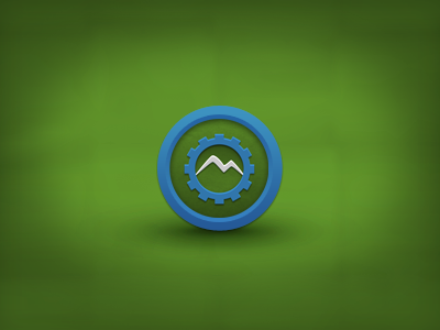 App Icon android blue green icon ios mobile app
