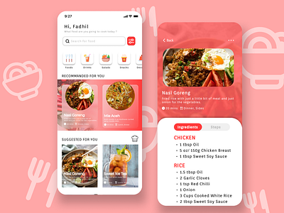 MIKAN | Food Recipe App branding design graphic design illustration logo ui uiux