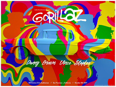 Gorillaz 3d art 3d artist design illustration poster art poster design