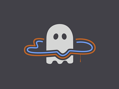 Neon Yolk Halloween Ghost