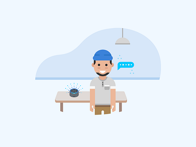 Alexa For Business - TV Screensaver Illustration - 1