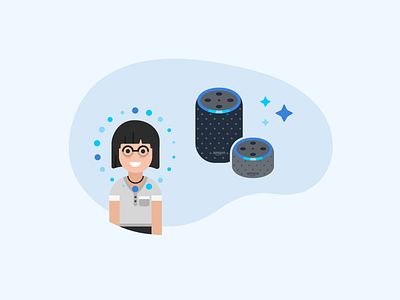 Alexa for Business - TV Screensaver Illustration - 2