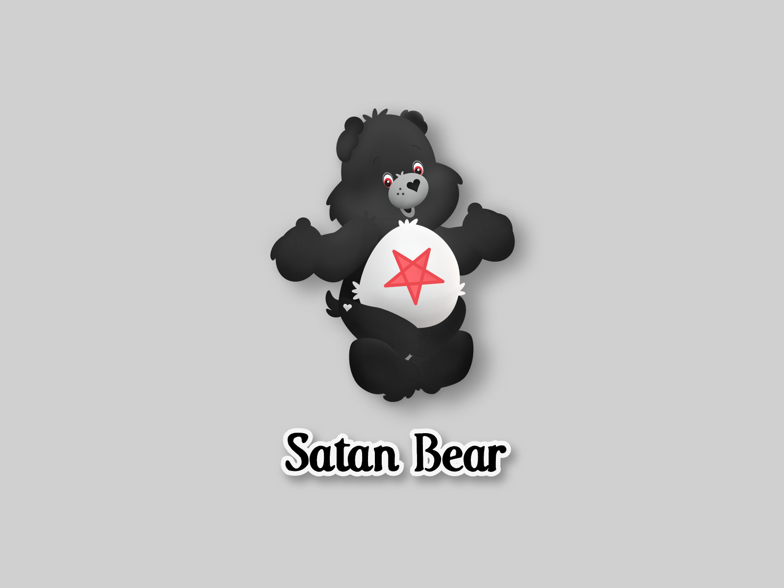 black care bear