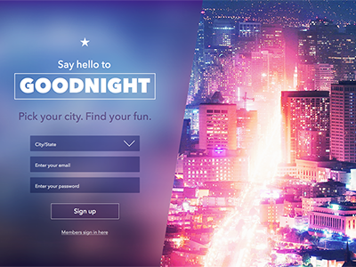 Goodnight2small dailyui sign up