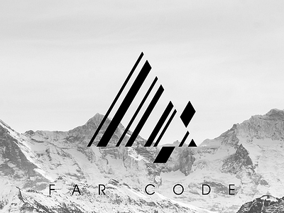 Far Code bar code barcode black farcode mountain outdoor