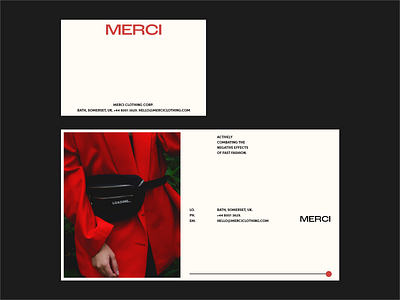 MERCI - Collateral collateral graphic design typography ui
