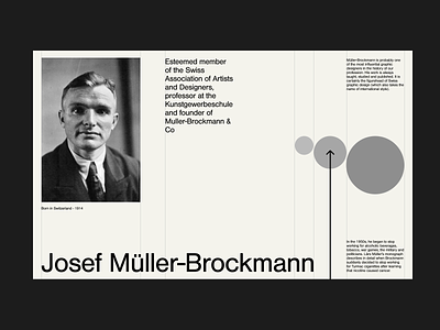 Josef Müller-Brockmann - Layout Exploration graphic design grid international style layout minimal layout swiss swiss design typography ui web design website