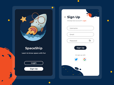 Daily UI :: 001 - Sign Up