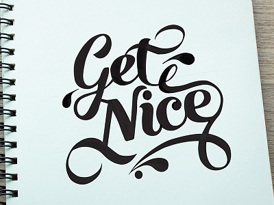 Get Nice Hand drawn logo