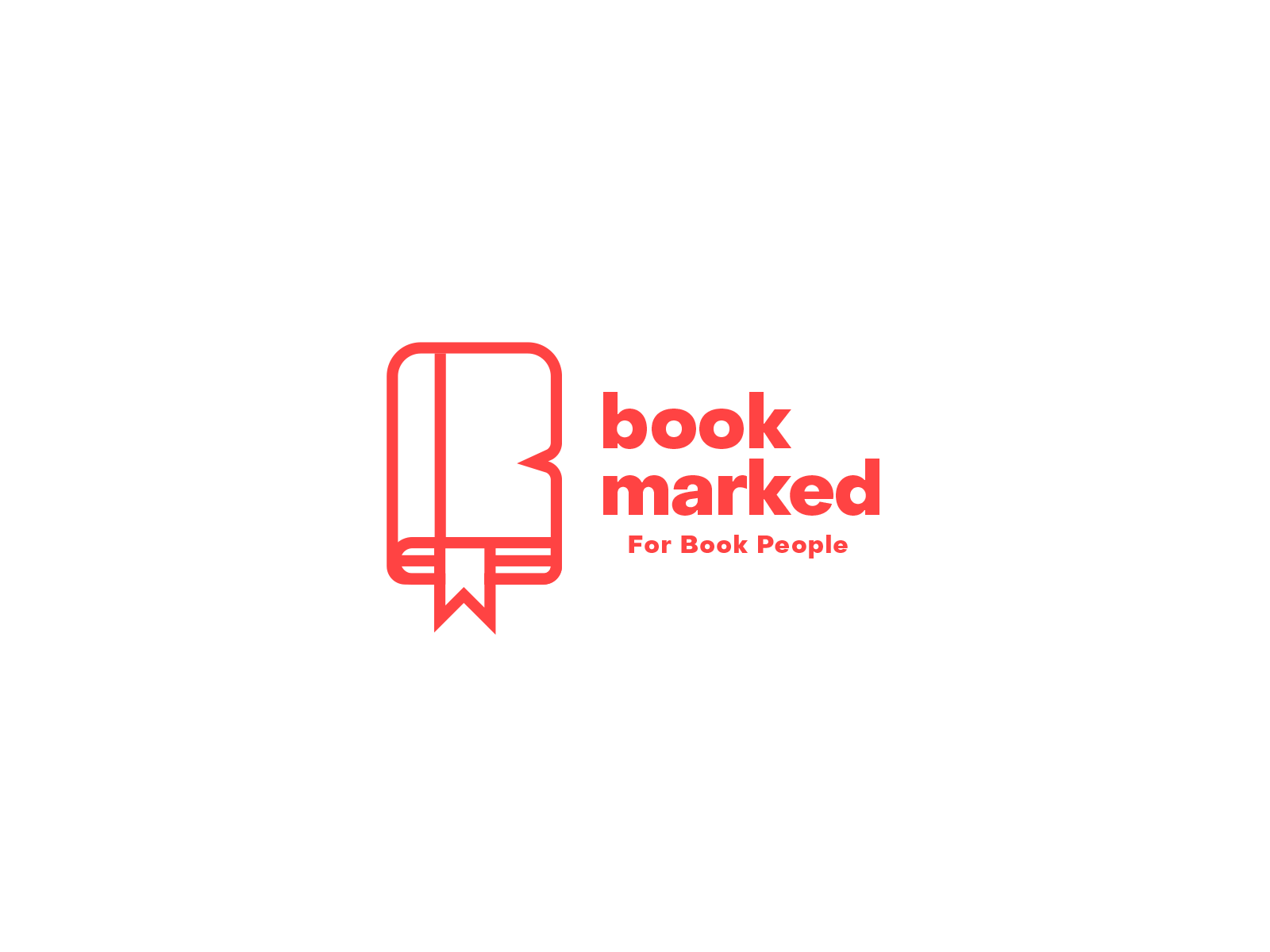 Bookmarked app bookmarked bookmarker books bookshelf bookstore branding design icon illustration line lineart logo minimal
