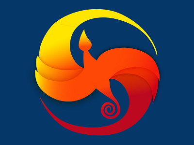 The Last Phoenix bird greek myth mythical creature phoenix phoenix bird power sun yin yang yin yang