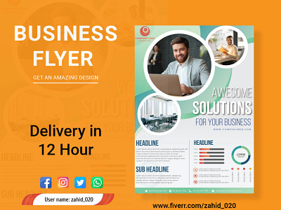 Corporate Business Flyer branding business design flyer flyer design graphic design