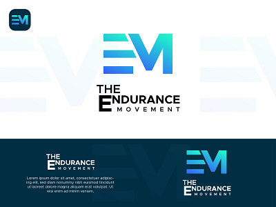 EM Logo design | Branding Logo design branding business business logo design flyer flyer design graphic design illustration logo logo design ui vector
