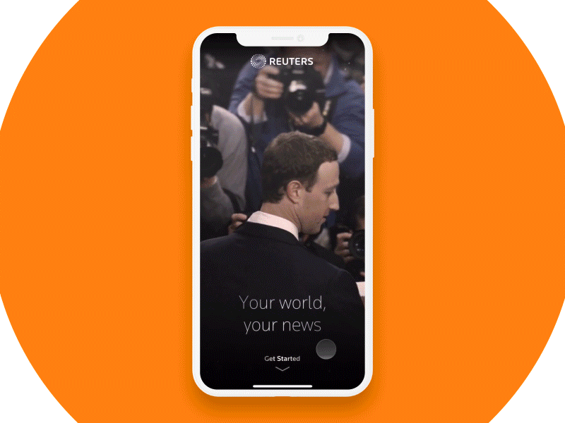 Reuters Onboarding interaction personalized mobile reuters onboarding news