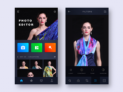 The Photo APP photo ui