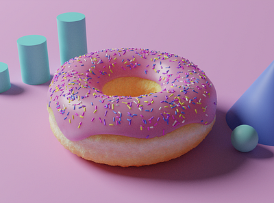 Donut - 3D Model 3d 3d model blender design donut