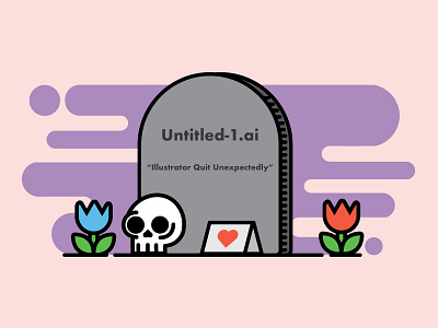 Ai Tombstone flowers grave skull