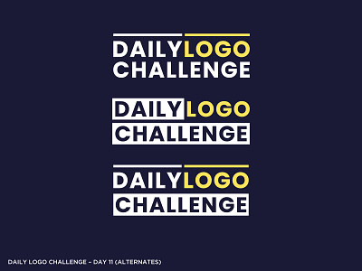 Logo Challenge 11 - Alternate Ideas branding dailylogochallenge design illustration typography vector