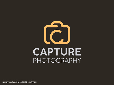 Logo Challenge 25 - Photography branding camera dailylogochallenge design logo photography vector
