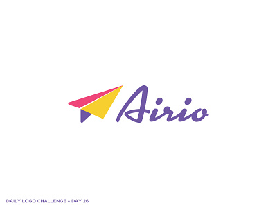 Logo Challenge 26 - Paper Plane branding dailylogochallenge design logo plane vector