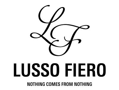 Lusso Fiero Logo Design branding design graphic design logo typography