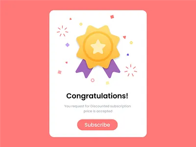 Congratulation Pop-up congratulation graphic design pop up rating rating popup ui