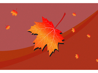 Autumn Leaves autumn graphic design high quality illustration leaves orange premium vector art