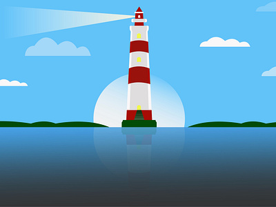 Lighthouse artwork digital art graphic design high quality wallpaper illustration lighthouse vector art wallpaper