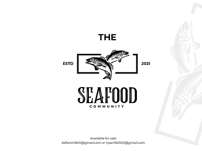 THE SEAFOOD | Logo design ai branding design f graphic design icon illustration logo ui vector