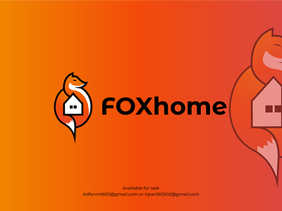 FOXHOME | Logo design ai branding design f graphic design icon illustration logo ui vector