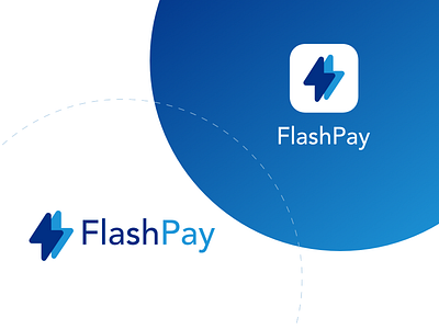FlashPay App Logo debut logo mobile app payment ui user interface ux
