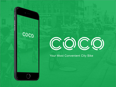Bike Sharing App - Coco bike mobile app payment transport ui user interface ux