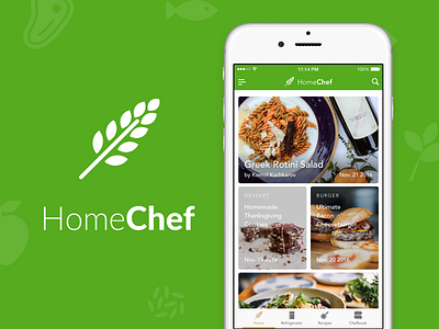 Conceptual App - HomeChef