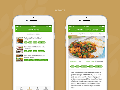 Conceptual App - HomeChef