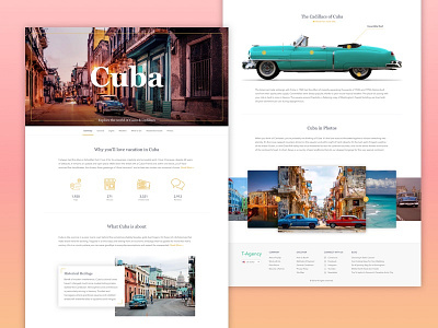 Travel Landing Page