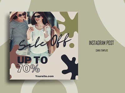 Sale Off Intagram Post Canva Template