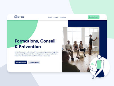 AT Pro Formation — Website — Catalog of various training courses