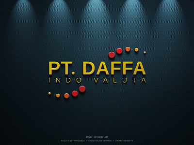 PT. Daffa 3D Modern Logo Design