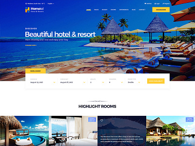 Homotel - hotel & resort booking