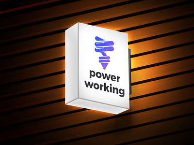 Lightbox with Power Working Logo