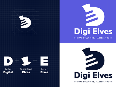 Digi Elves - Digital Solutions, Magical Touch Logo