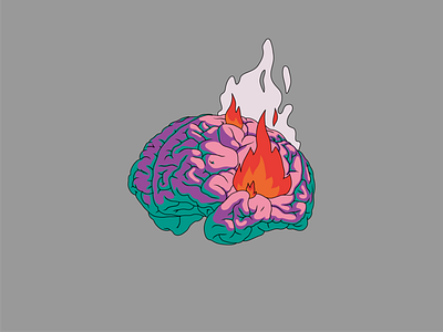 TBD – Blowing Fuse brain illustration illustrator marcelsinge theater theatre vector