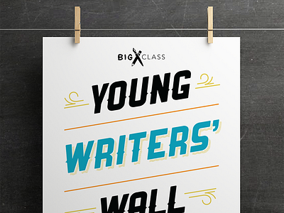 Big Class Young Writers' Wall