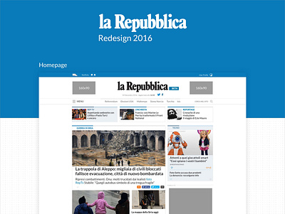 La repubblica redesign 2016 branding news newspaper ui ui design ui ux design uiux