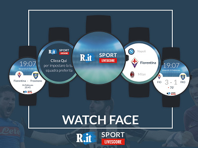 Watch Face livescore livescore samsung s2 soccer sport ui ui ux design ux watch