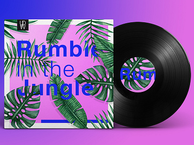 Rumble In The Jungle cover design mixtape music