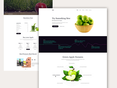 Green Apple landing Page