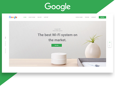 WIP Google Wifi. app best dribbble gmail google googlewifi home landing page product shot